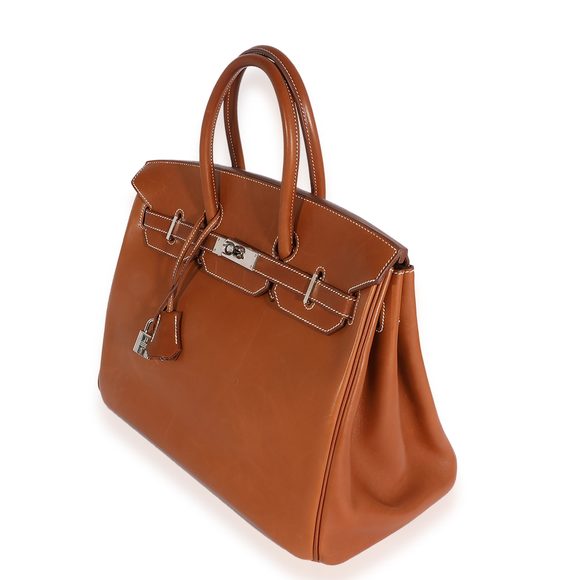 Hermès Fauve Barenia Birkin 35 PHW - Picture 2 of 7
